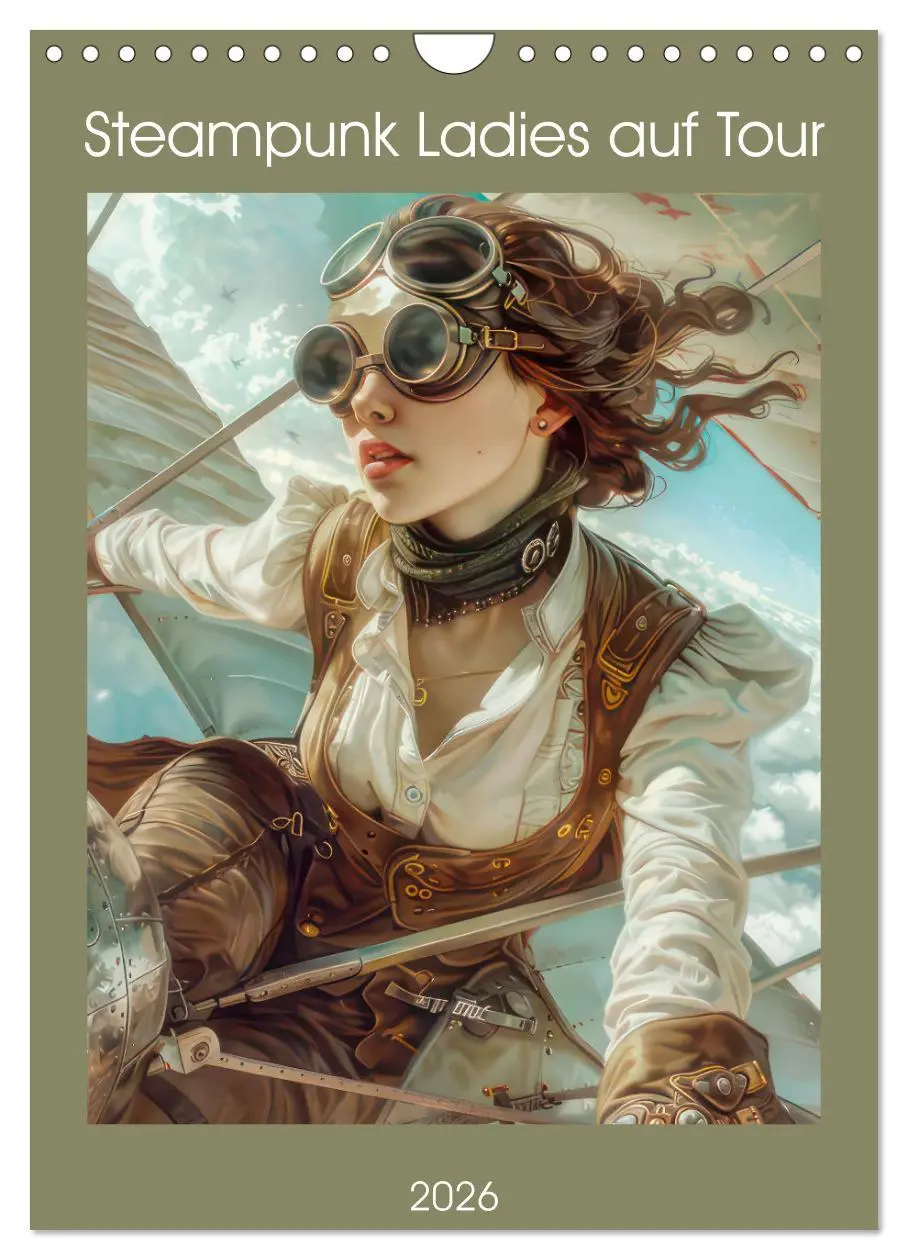 Cover: 9783516266962 | Steampunk Ladies auf Tour (Wandkalender 2026 DIN A4 hoch), CALVENDO...