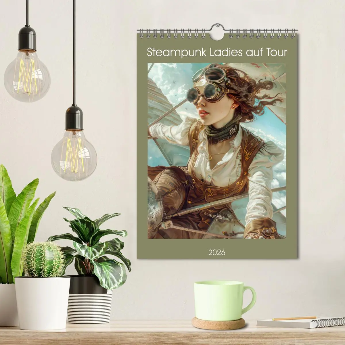 Bild: 9783516266962 | Steampunk Ladies auf Tour (Wandkalender 2026 DIN A4 hoch), CALVENDO...