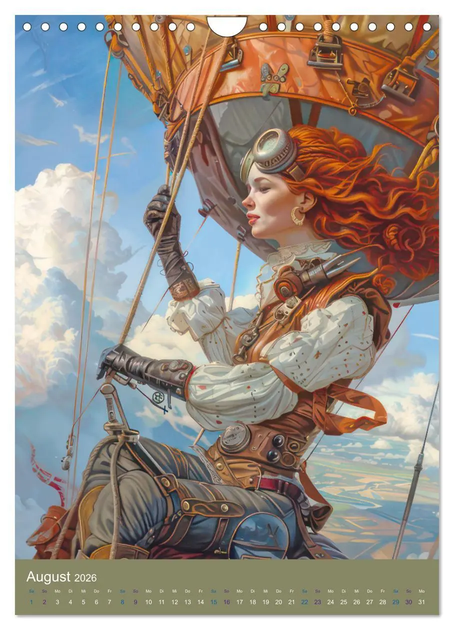 Bild: 9783516266962 | Steampunk Ladies auf Tour (Wandkalender 2026 DIN A4 hoch), CALVENDO...