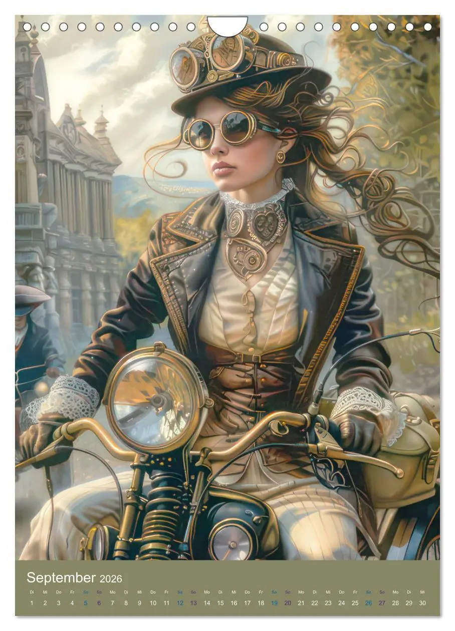 Bild: 9783516266962 | Steampunk Ladies auf Tour (Wandkalender 2026 DIN A4 hoch), CALVENDO...