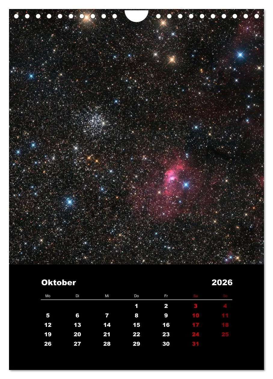 Bild: 9783516406962 | Das Universum (Wandkalender 2026 DIN A4 hoch), CALVENDO Monatskalender