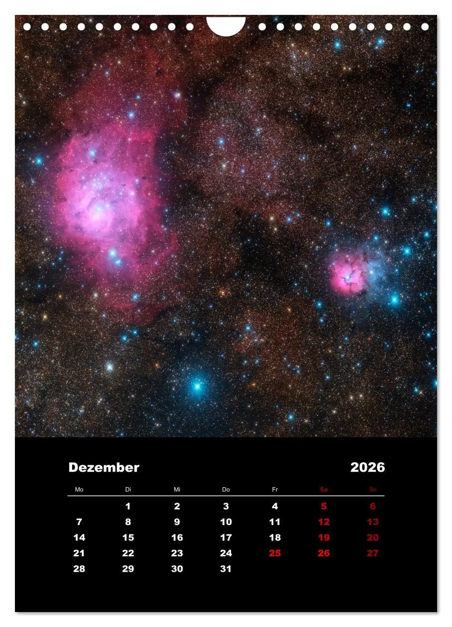 Bild: 9783516406962 | Das Universum (Wandkalender 2026 DIN A4 hoch), CALVENDO Monatskalender