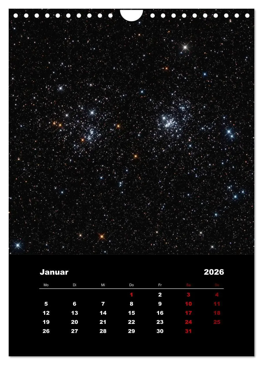 Bild: 9783516406962 | Das Universum (Wandkalender 2026 DIN A4 hoch), CALVENDO Monatskalender