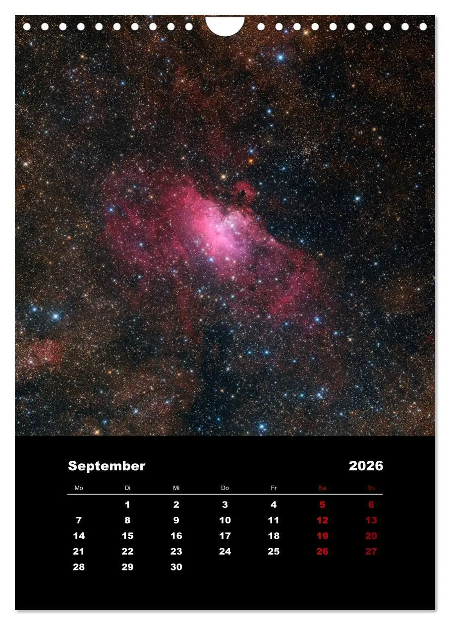 Bild: 9783516406962 | Das Universum (Wandkalender 2026 DIN A4 hoch), CALVENDO Monatskalender
