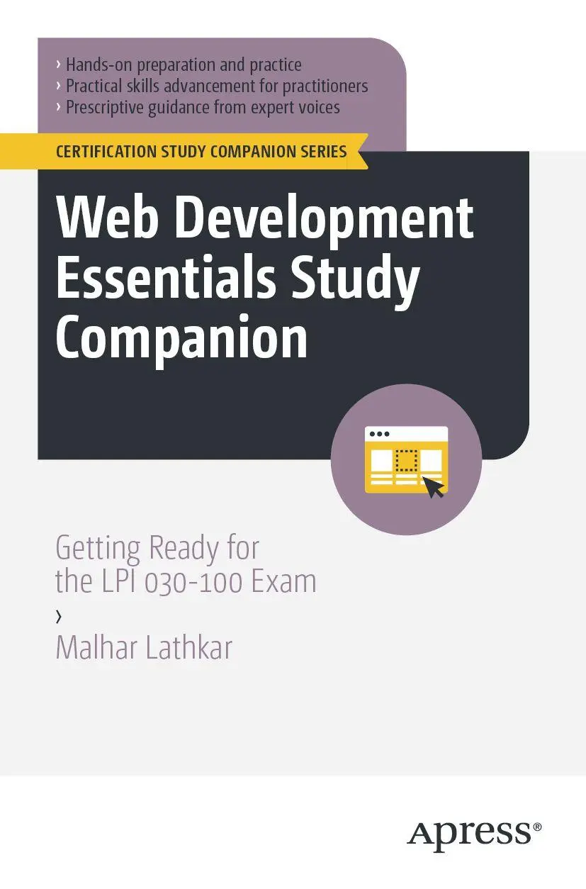 Cover: 9798868826962 | Web Development Essentials Study Companion | Malhar Lathkar | Buch | x