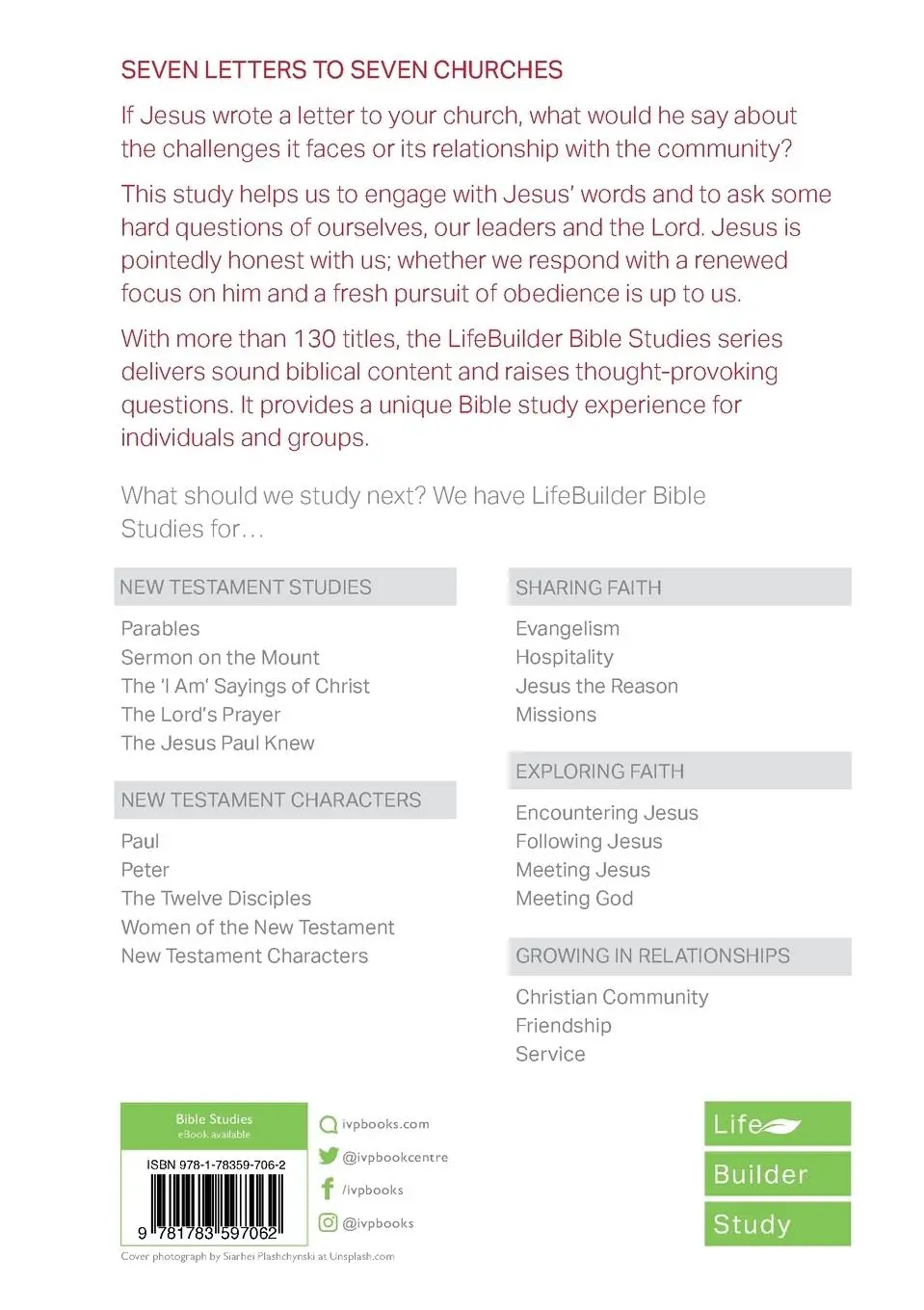 Rückseite: 9781783597062 | Seven Letters to Seven Churches (Lifebuilder Study Guides) | Connelly