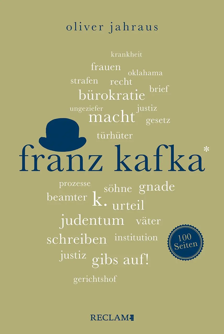 Cover: 9783150207062 | Franz Kafka. 100 Seiten | Oliver Jahraus | Taschenbuch | Broschiert