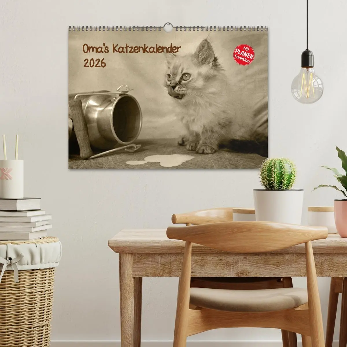 Bild: 9783457997062 | Oma's Katzenkalender 2026 (Wandkalender 2026 DIN A3 quer), CALVENDO...