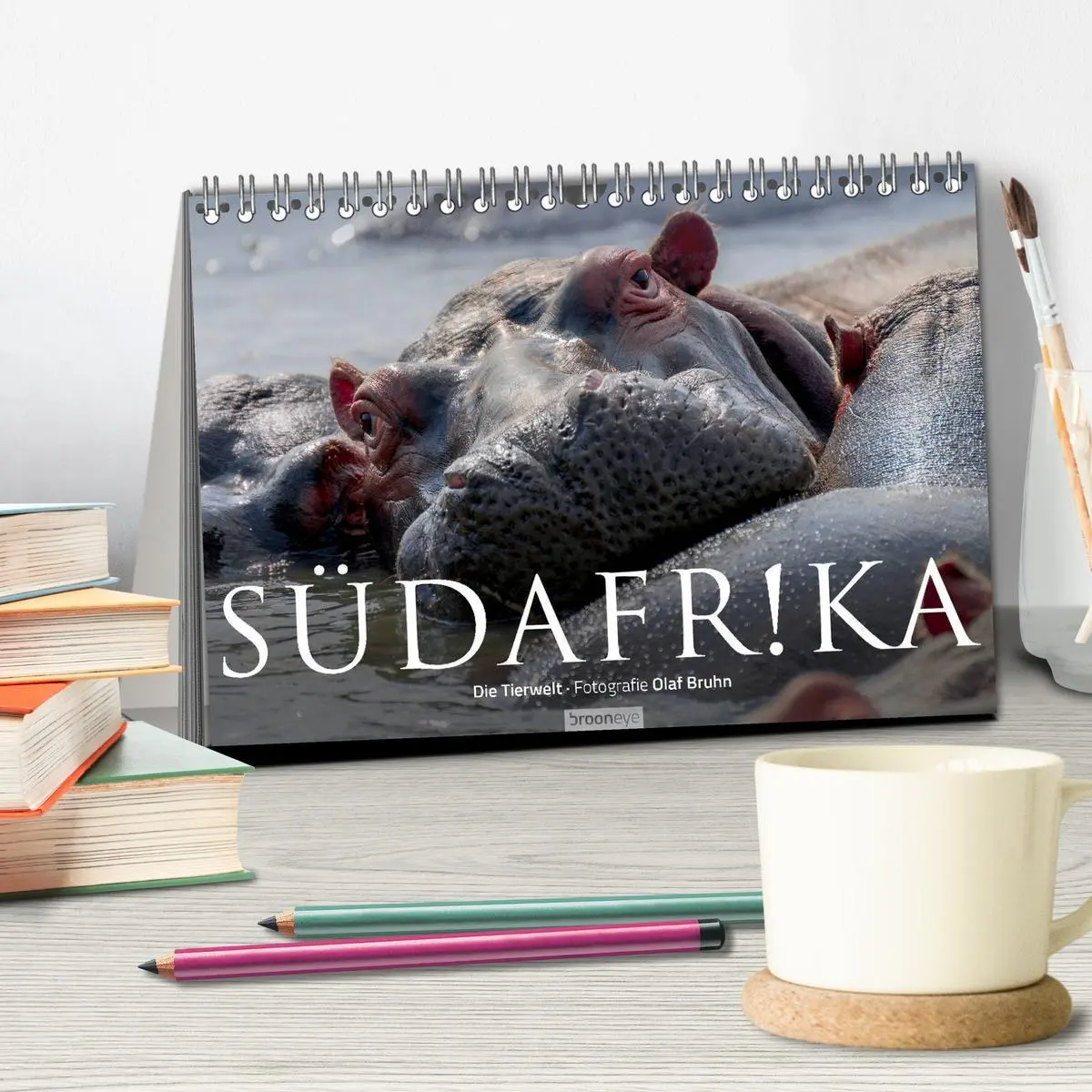 Bild: 9783516087062 | Südafrika - Die Tierwelt (Tischkalender 2026 DIN A5 quer), CALVENDO...
