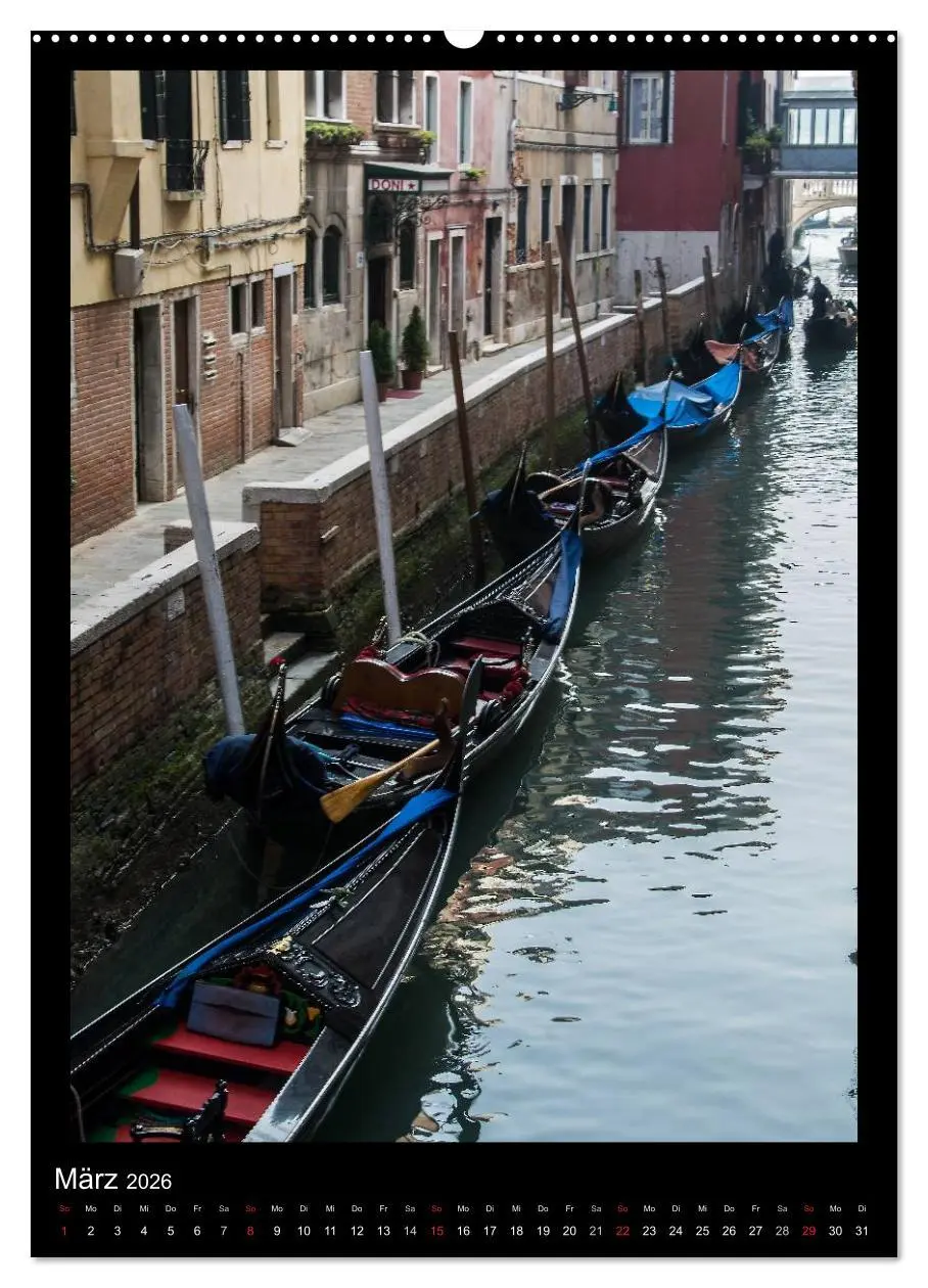 Bild: 9783516467062 | Venedig - La Romantica (Wandkalender 2026 DIN A2 hoch), CALVENDO...