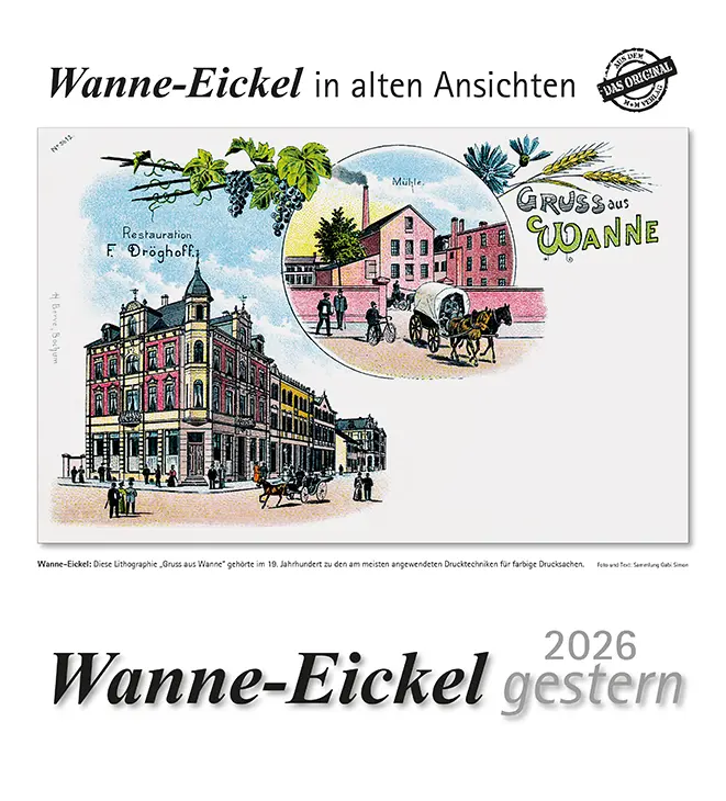 Cover: 9783961667062 | Wanne-Eickel gestern 2026 | Wanne-Eickel in alten Ansichten | Kalender