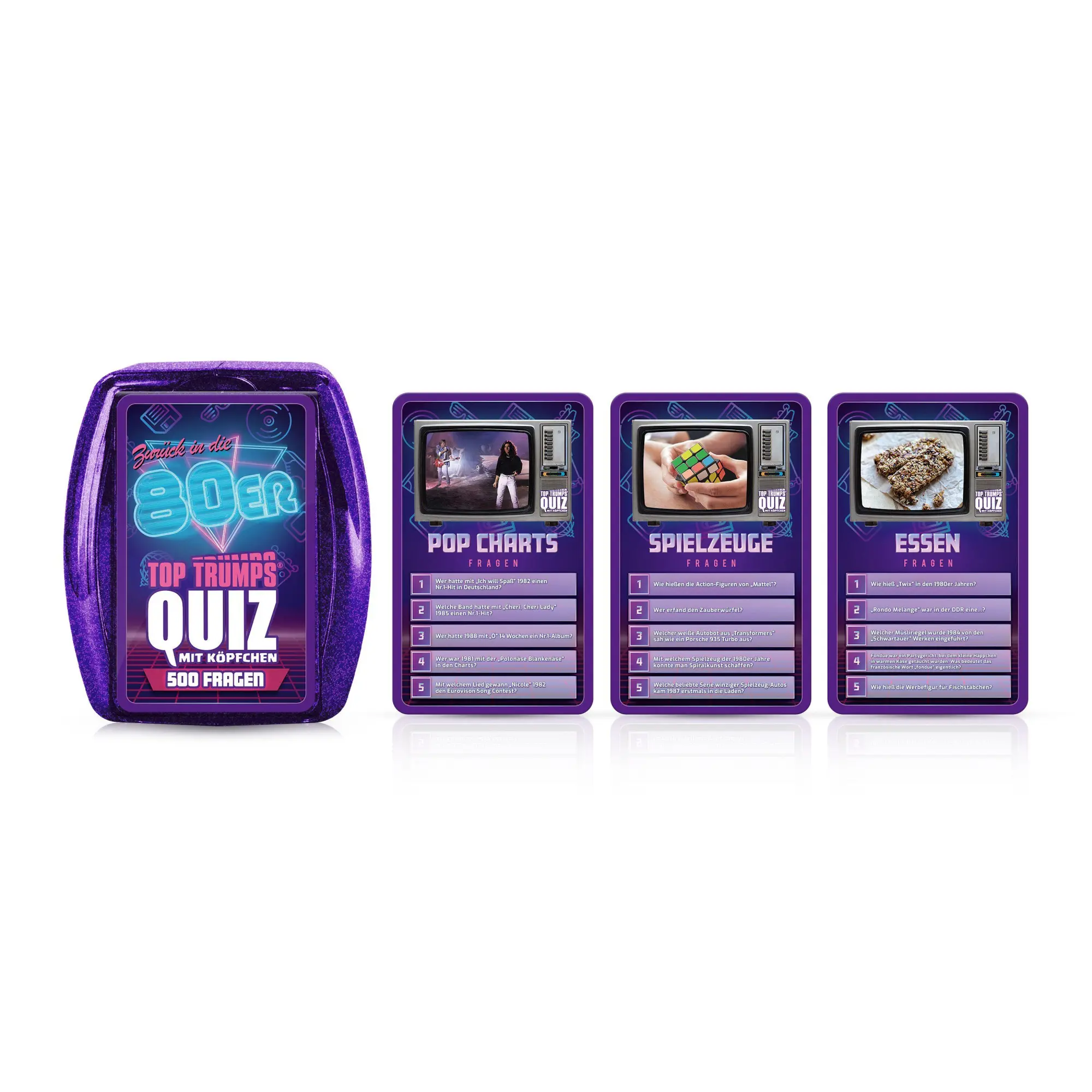 Bild: 4035576047162 | Top Trumps Quiz 80er | Spiel | Brettspiel | Deutsch | 2021