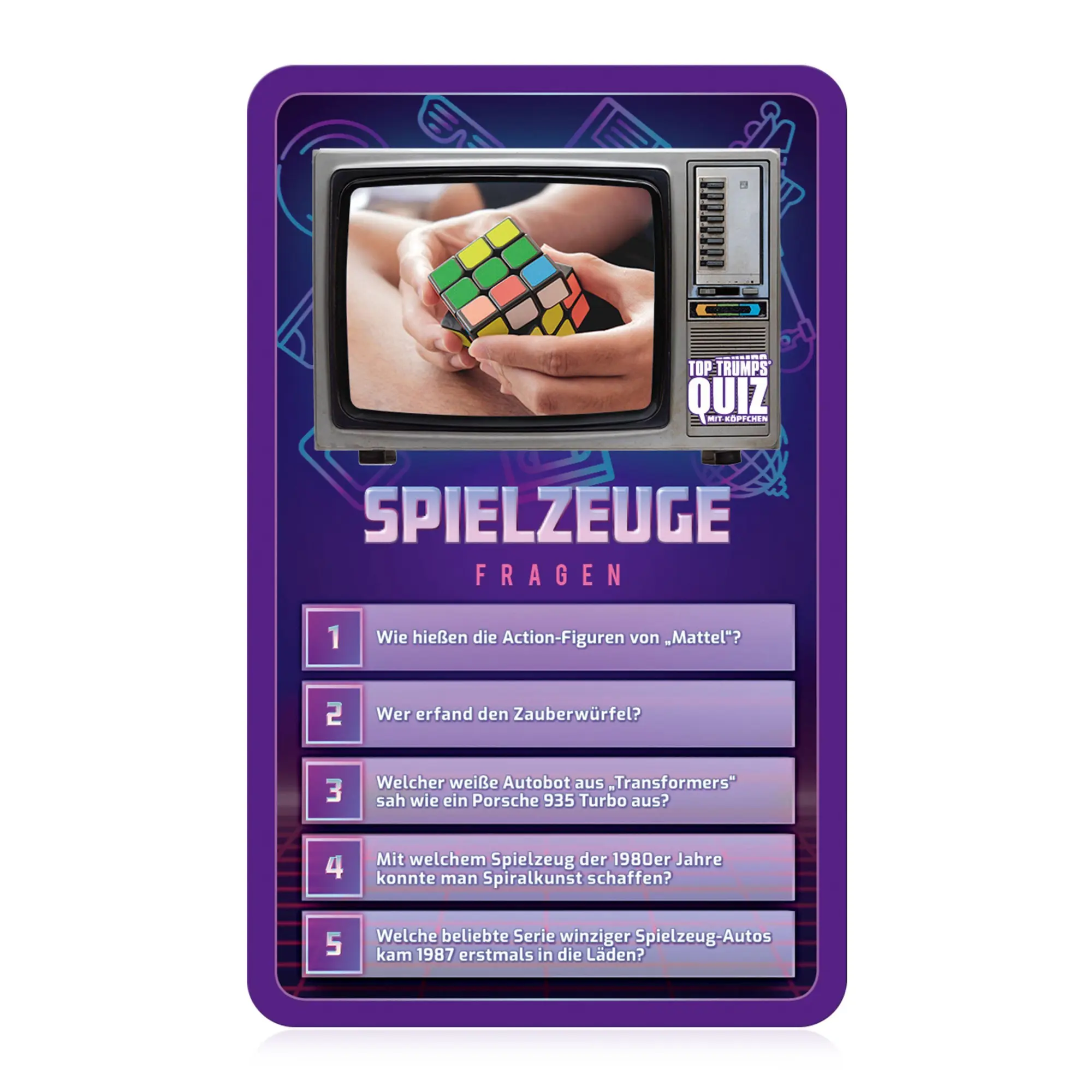 Bild: 4035576047162 | Top Trumps Quiz 80er | Spiel | Brettspiel | Deutsch | 2021