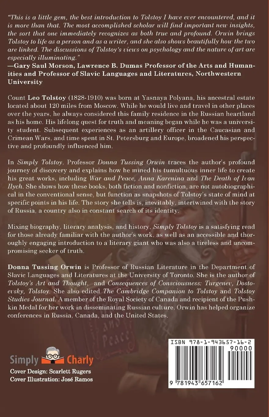 Rückseite: 9781943657162 | Simply Tolstoy | Donna Tussing Orwin | Taschenbuch | Englisch | 2017