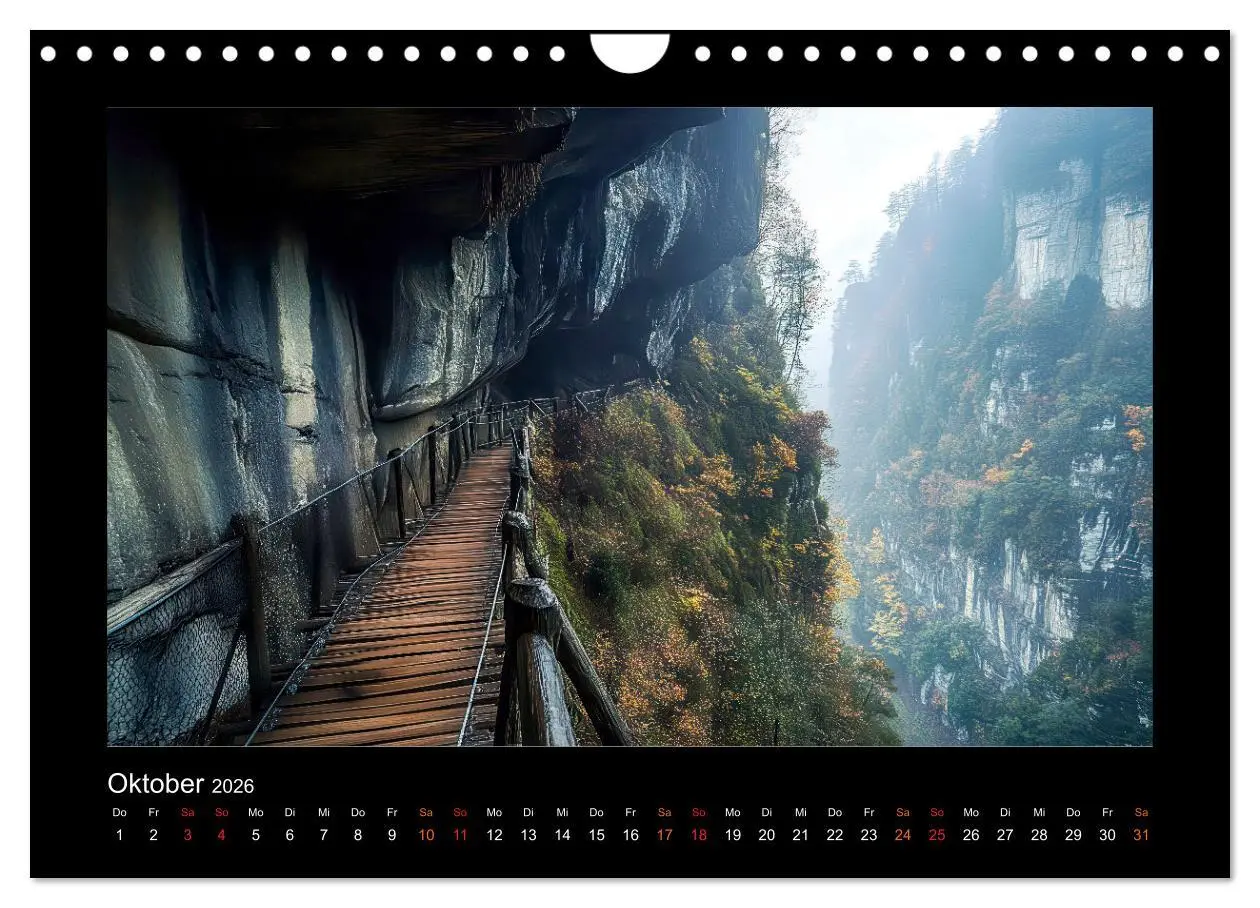 Bild: 9783457297162 | Abenteuerliche Wege (Wandkalender 2026 DIN A4 quer), CALVENDO...