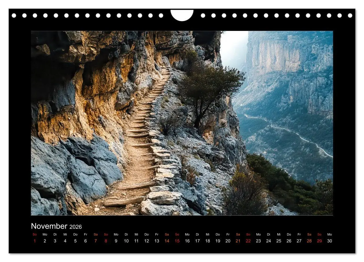 Bild: 9783457297162 | Abenteuerliche Wege (Wandkalender 2026 DIN A4 quer), CALVENDO...