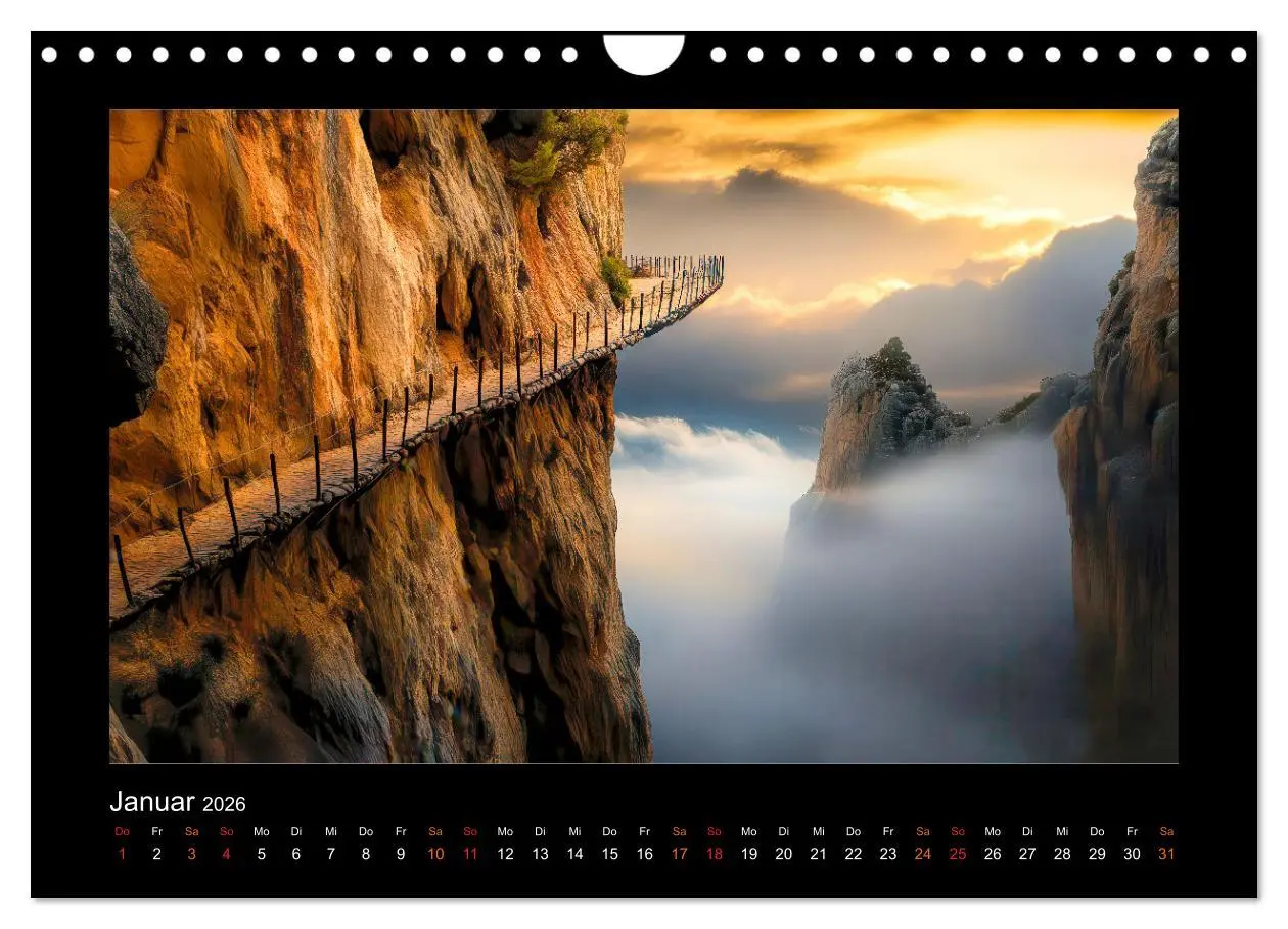 Bild: 9783457297162 | Abenteuerliche Wege (Wandkalender 2026 DIN A4 quer), CALVENDO...