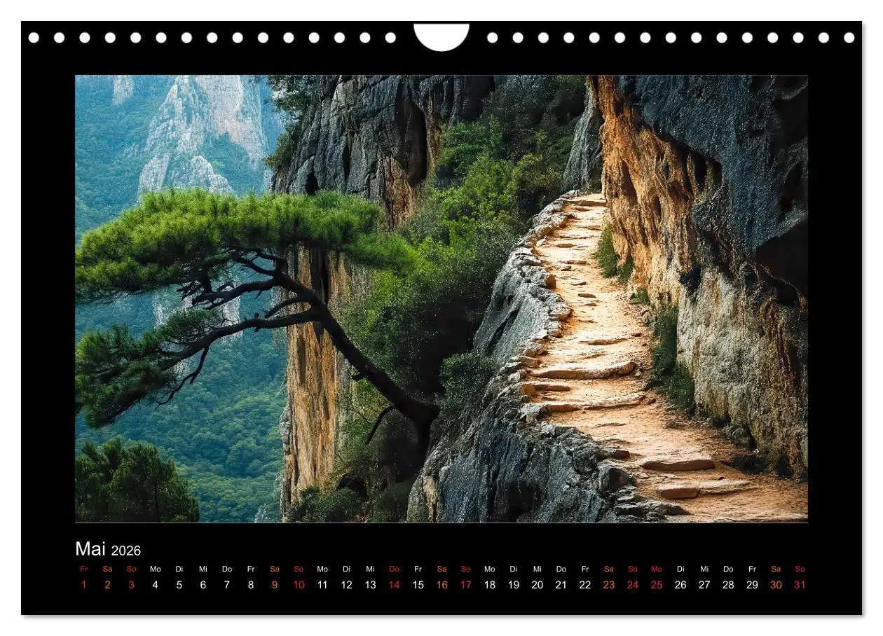 Bild: 9783457297162 | Abenteuerliche Wege (Wandkalender 2026 DIN A4 quer), CALVENDO...