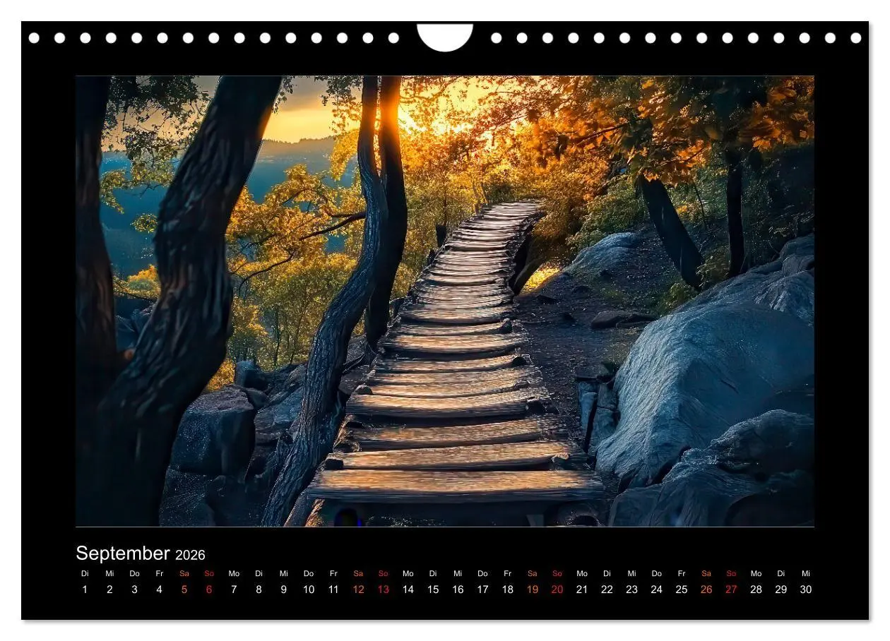 Bild: 9783457297162 | Abenteuerliche Wege (Wandkalender 2026 DIN A4 quer), CALVENDO...