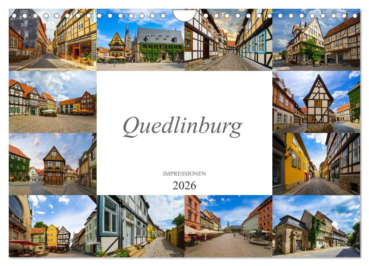 Cover: 9783457817162 | Quedlinburg Impressionen (Wandkalender 2026 DIN A4 quer), CALVENDO...