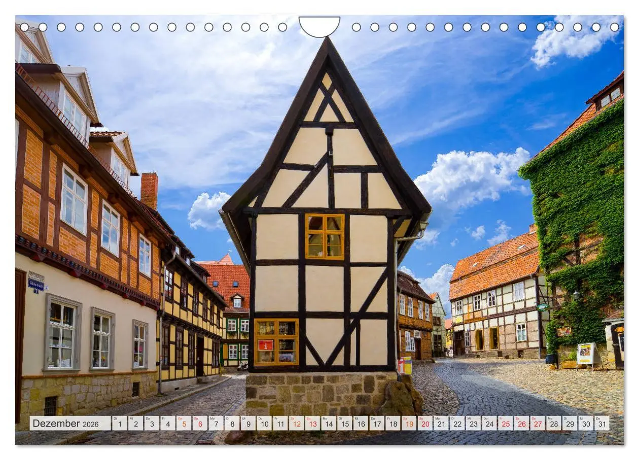 Bild: 9783457817162 | Quedlinburg Impressionen (Wandkalender 2026 DIN A4 quer), CALVENDO...