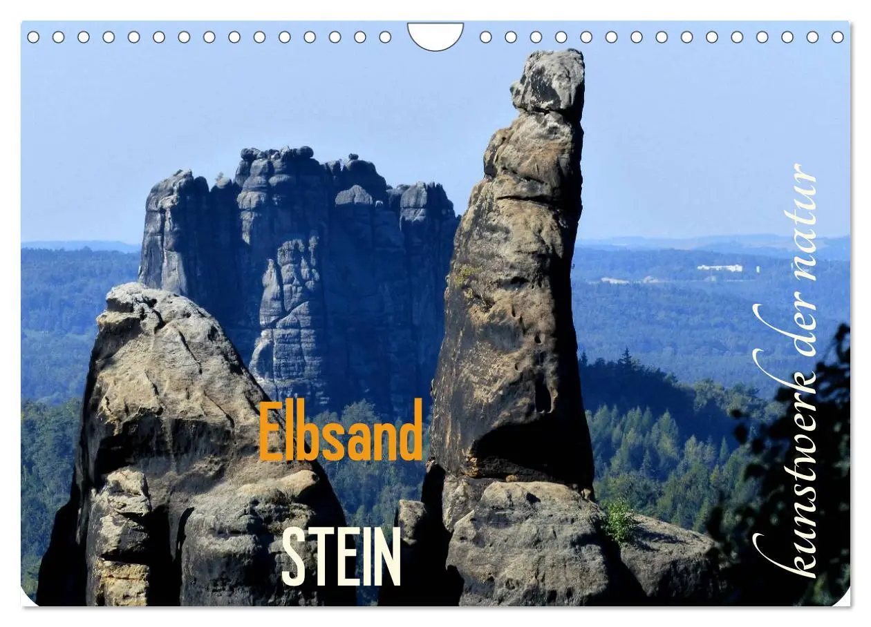 Cover: 9783457987162 | ElbsandSTEIN, kunstwerk der natur (Wandkalender 2026 DIN A4 quer),...