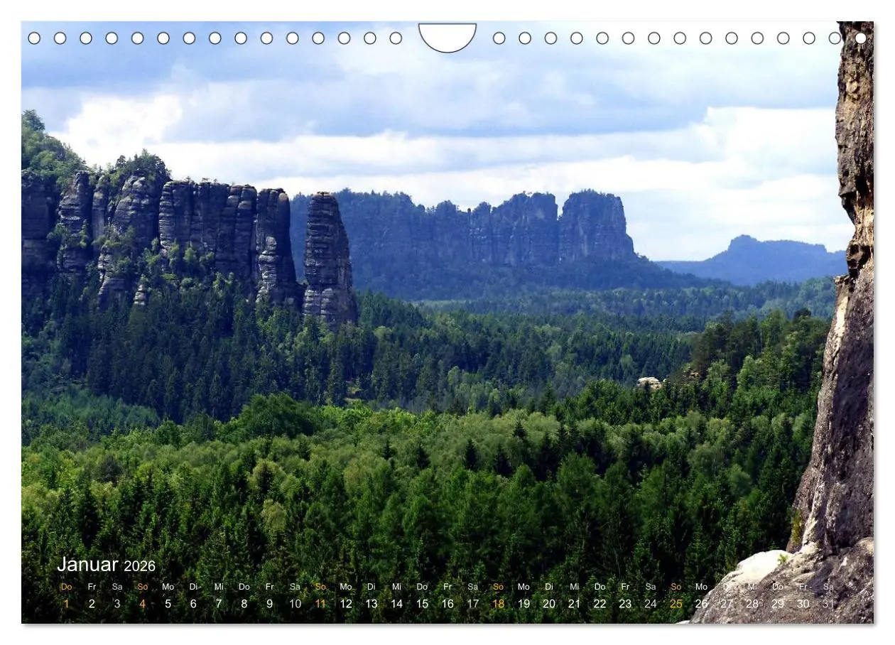Bild: 9783457987162 | ElbsandSTEIN, kunstwerk der natur (Wandkalender 2026 DIN A4 quer),...