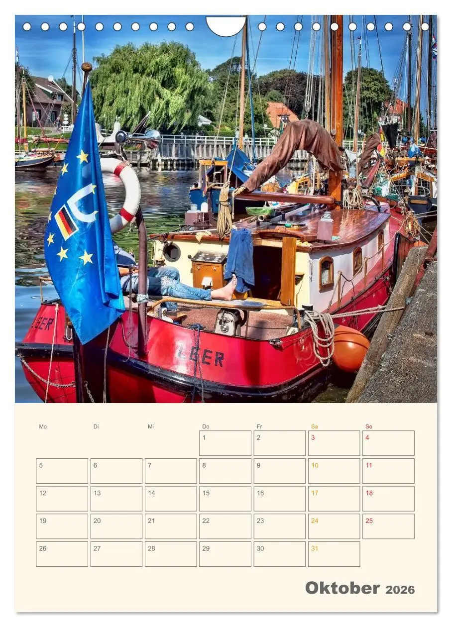 Bild: 9783516457162 | Ostfriesland - Carolinensiel, der Museumshafen (Wandkalender 2026...