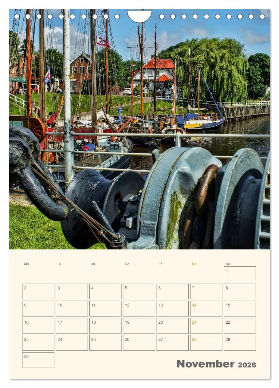 Bild: 9783516457162 | Ostfriesland - Carolinensiel, der Museumshafen (Wandkalender 2026...