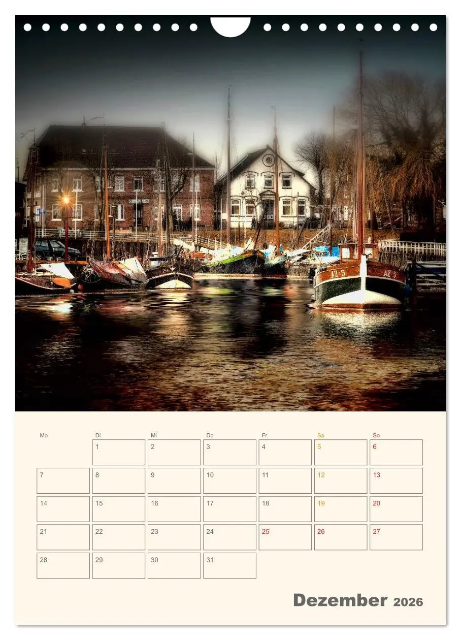 Bild: 9783516457162 | Ostfriesland - Carolinensiel, der Museumshafen (Wandkalender 2026...