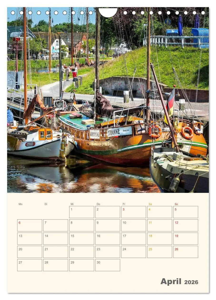 Bild: 9783516457162 | Ostfriesland - Carolinensiel, der Museumshafen (Wandkalender 2026...