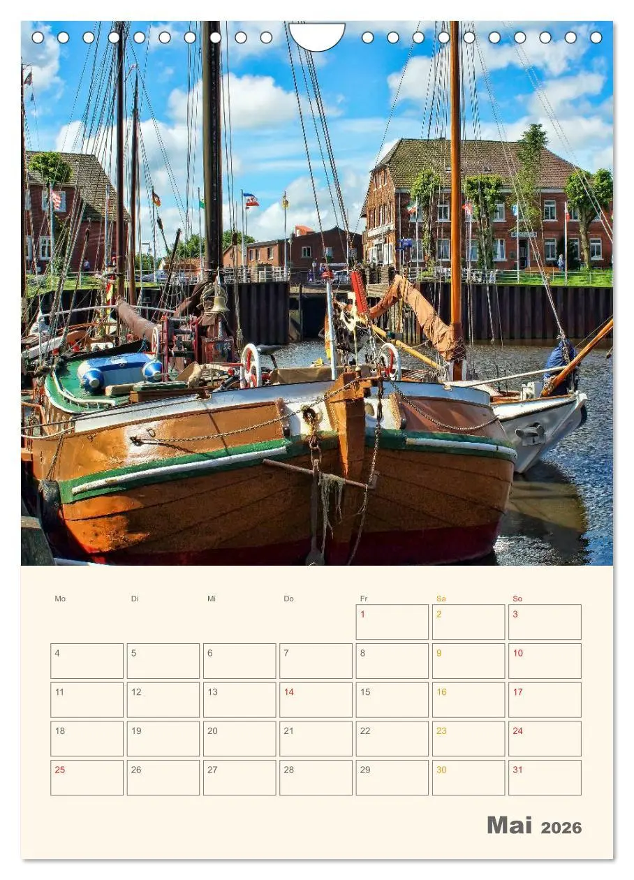 Bild: 9783516457162 | Ostfriesland - Carolinensiel, der Museumshafen (Wandkalender 2026...
