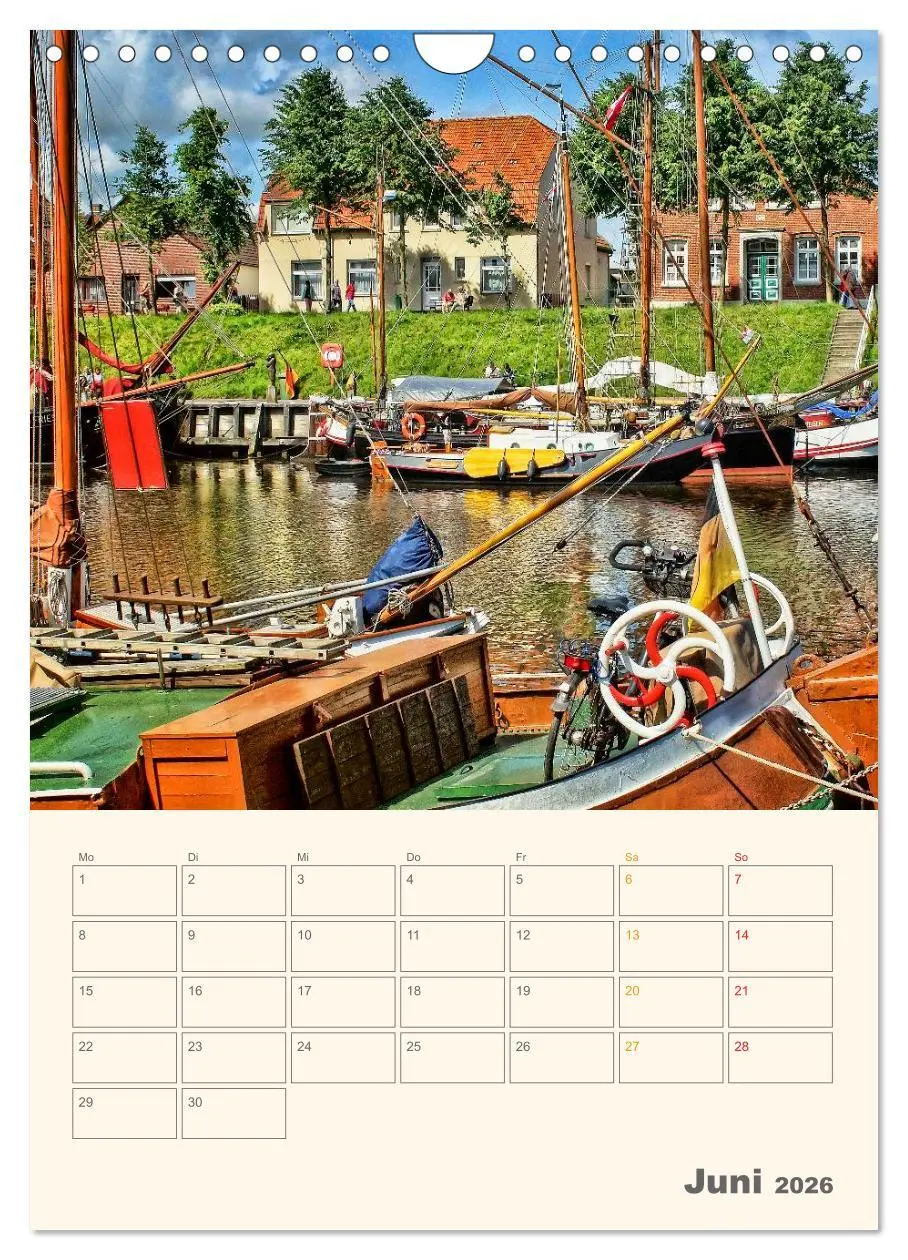 Bild: 9783516457162 | Ostfriesland - Carolinensiel, der Museumshafen (Wandkalender 2026...
