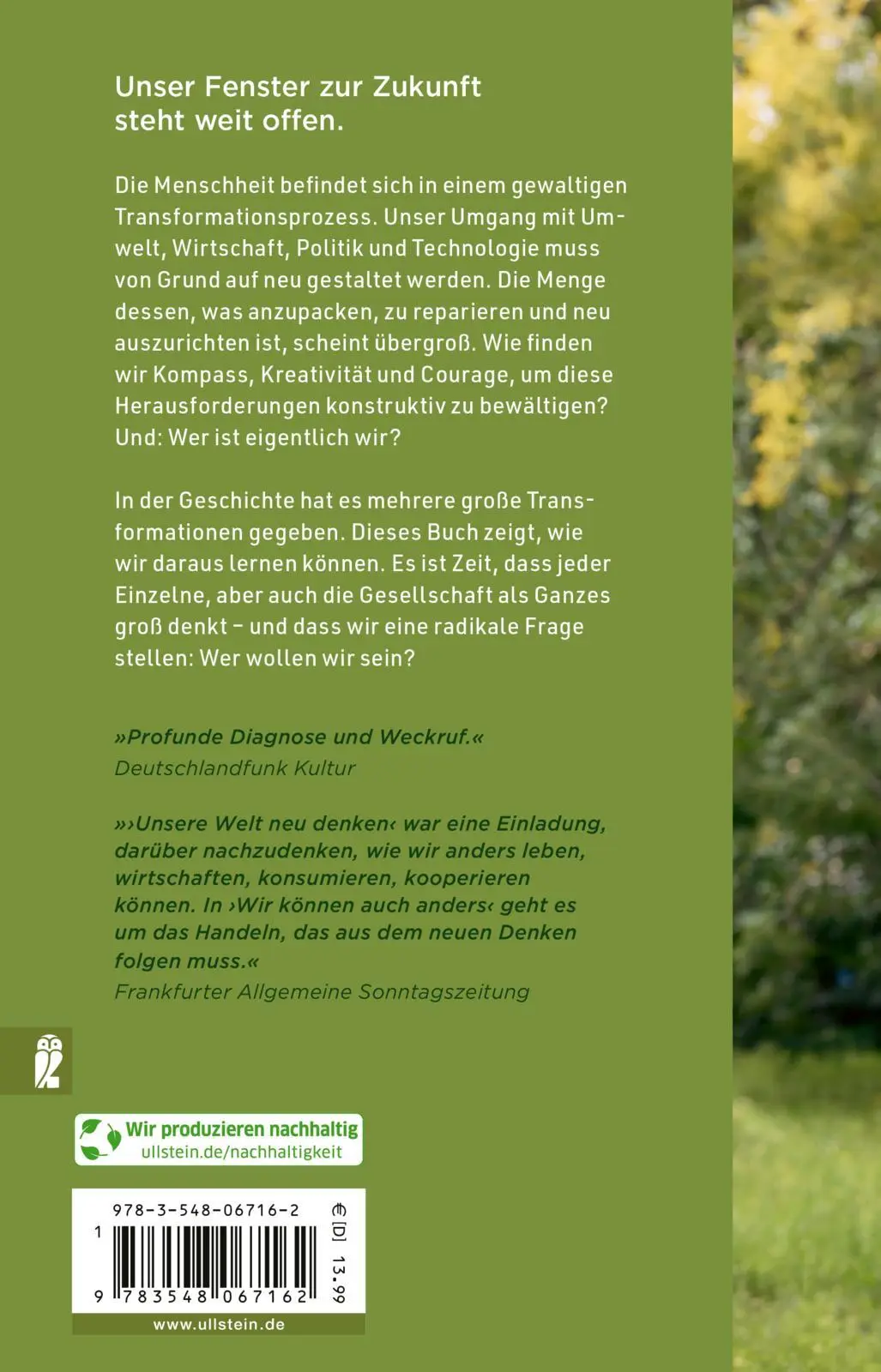Rückseite: 9783548067162 | Wir können auch anders | Maja Göpel (u. a.) | Taschenbuch | 368 S.