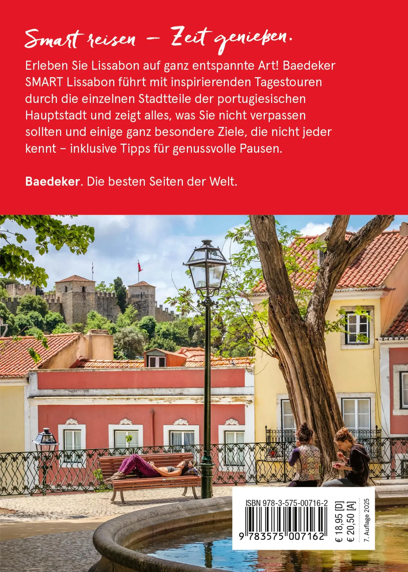 Rückseite: 9783575007162 | Baedeker SMART Reiseführer Lissabon | Daniela Schetar | Taschenbuch