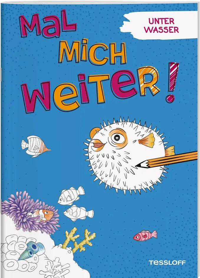 Cover: 9783788647162 | Mal mich weiter! Unter Wasser | Malen für Kinder ab 7 Jahren | Federer