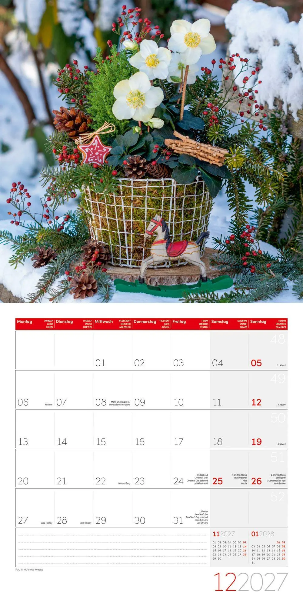 Bild: 9783838447162 | Landleben Kalender 2027 - 30x30 - Art12 | Ackermann Kunstverlag GmbH