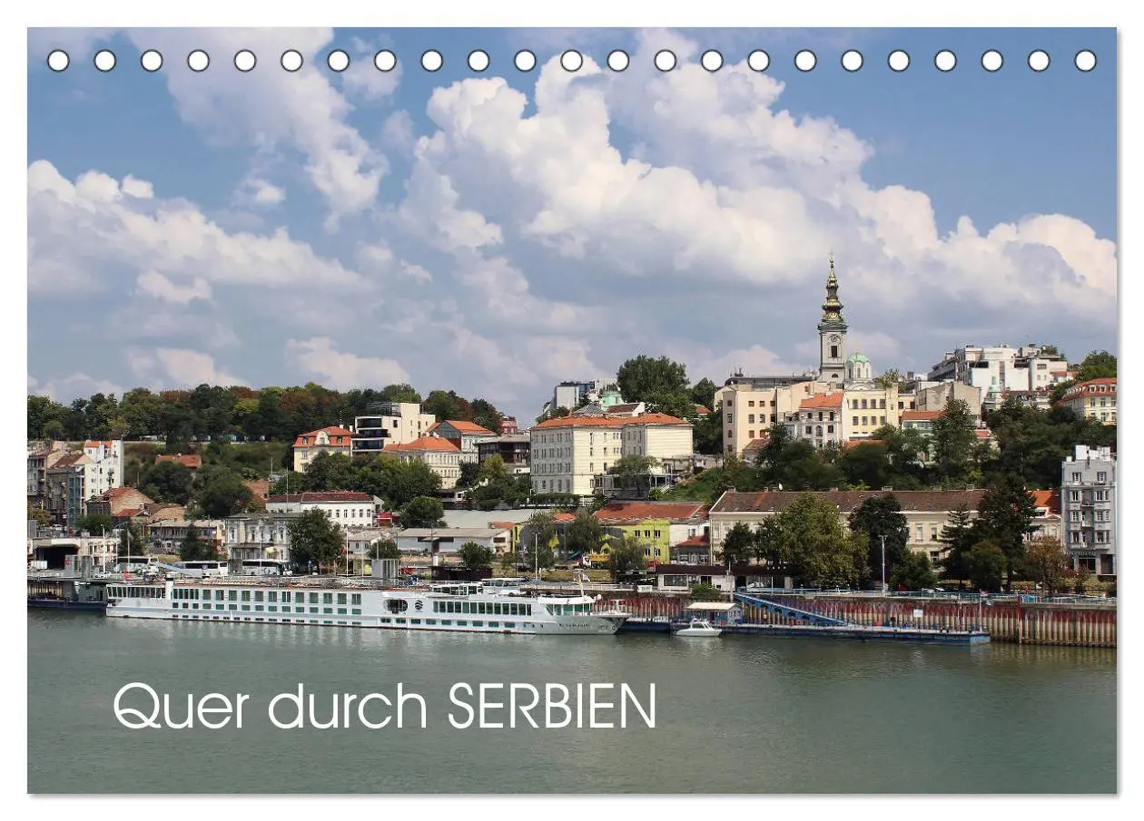 Cover: 9783516067262 | Quer durch Serbien (Tischkalender 2026 DIN A5 quer), CALVENDO...