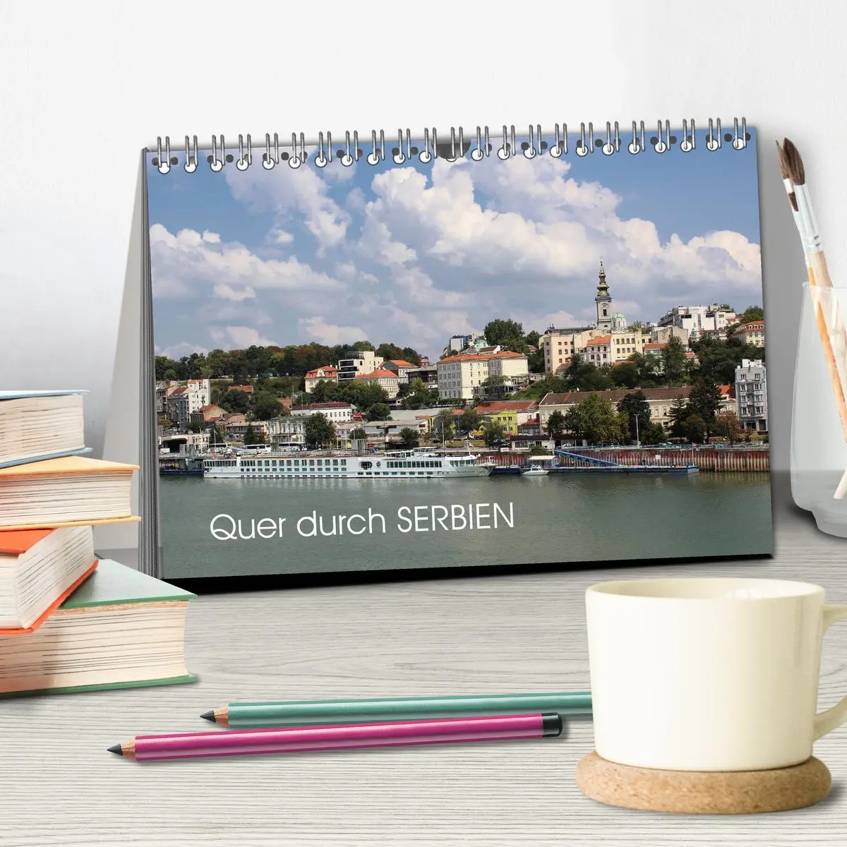 Bild: 9783516067262 | Quer durch Serbien (Tischkalender 2026 DIN A5 quer), CALVENDO...