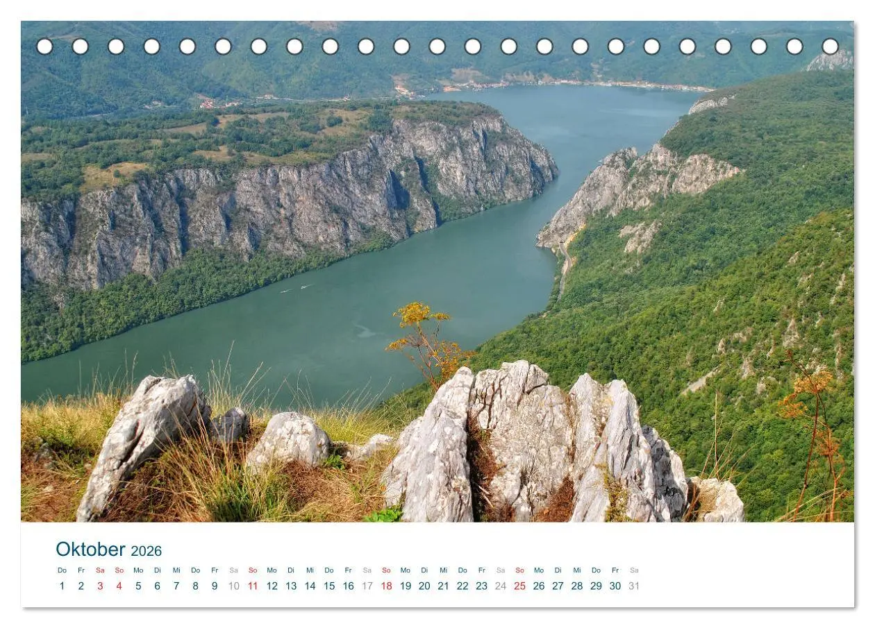 Bild: 9783516067262 | Quer durch Serbien (Tischkalender 2026 DIN A5 quer), CALVENDO...