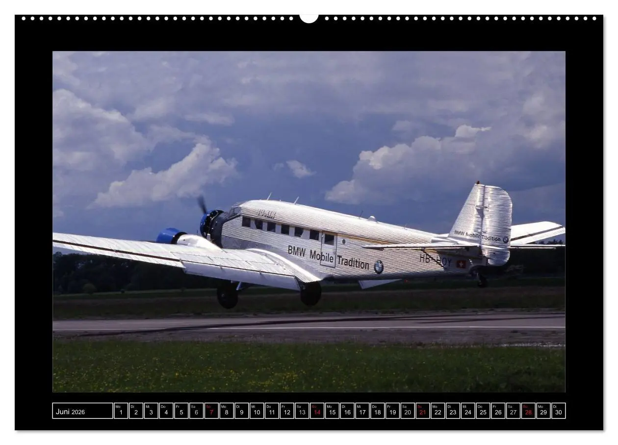 Bild: 9783516207262 | JU-AIR Ju-52 (Wandkalender 2026 DIN A2 quer), CALVENDO Monatskalender