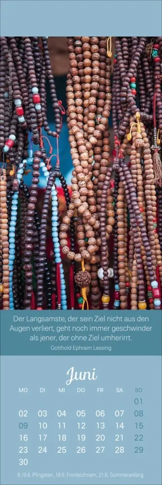 Bild: 9783756407262 | Achtsamkeit Lesezeichen &amp; Kalender 2025 | Kalender | Geblockt | 2025