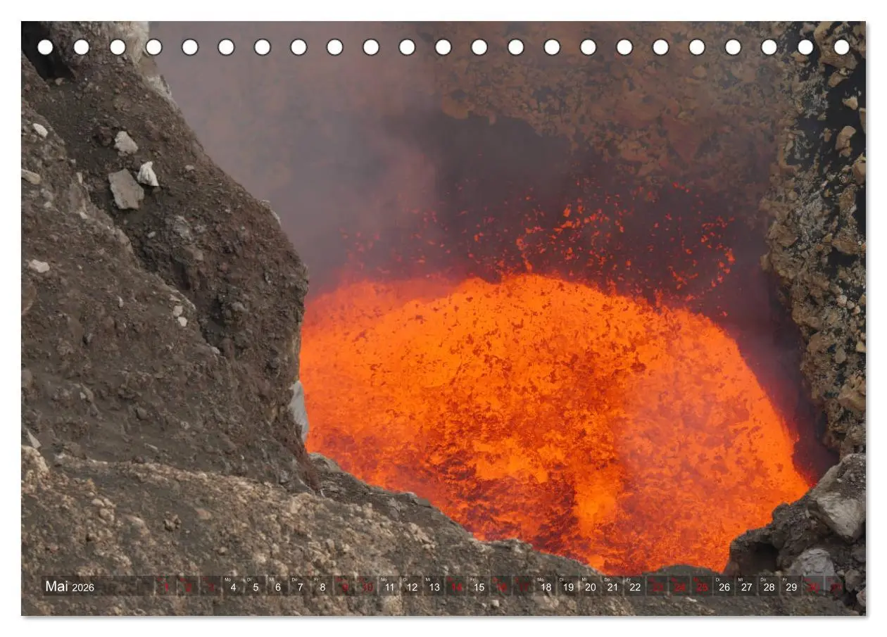 Bild: 9783457897362 | Vulkane - Magma, Lava, Eruptionen (Tischkalender 2026 DIN A5 quer),...