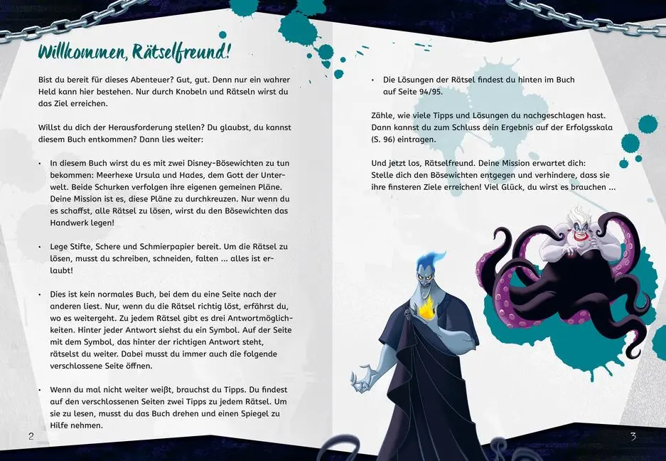 Bild: 9783473497362 | Disney Villains - Ravensburger Exit Room Rätsel: Besiege Ursula und...