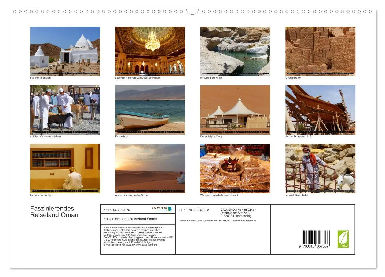Bild: 9783516057362 | Faszinierendes Reiseland Oman (hochwertiger Premium Wandkalender...