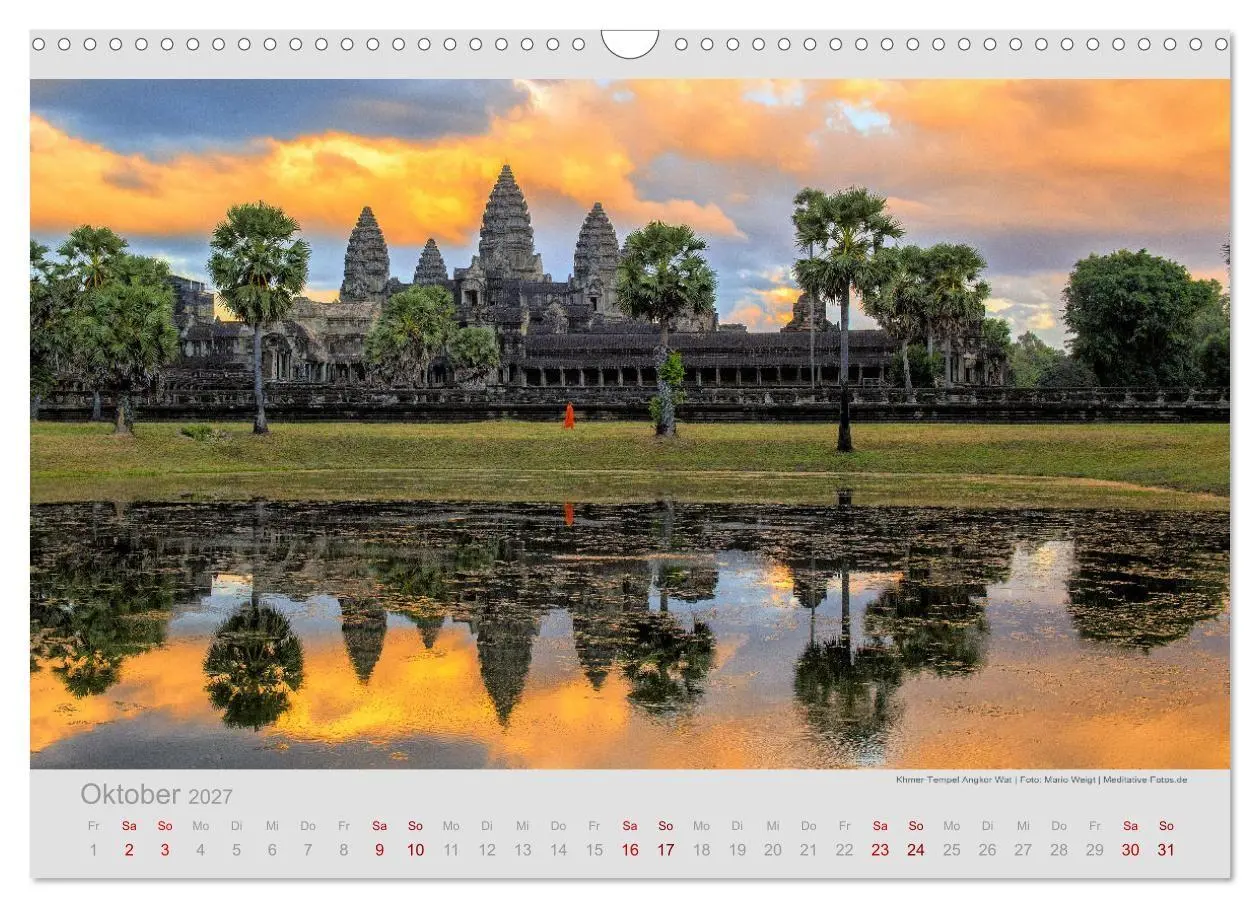 Bild: 9783569527362 | KAMBODSCHA - Im Land der Khmer (Wandkalender 2027 DIN A3 quer),...