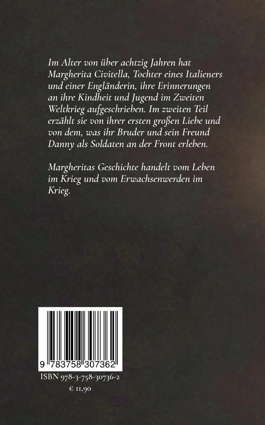 Rückseite: 9783758307362 | Margherita und der dunkle Widerschein der Welt | 2. Teil: 1941 | Buch