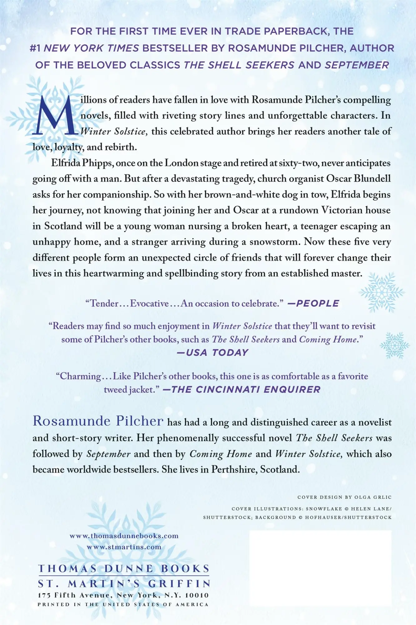 Rückseite: 9781250077462 | Winter Solstice | Rosamunde Pilcher | Taschenbuch | Englisch | 2015