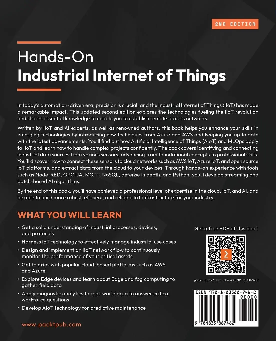 Rückseite: 9781835887462 | Hands-On Industrial Internet of Things - Second Edition | Taschenbuch
