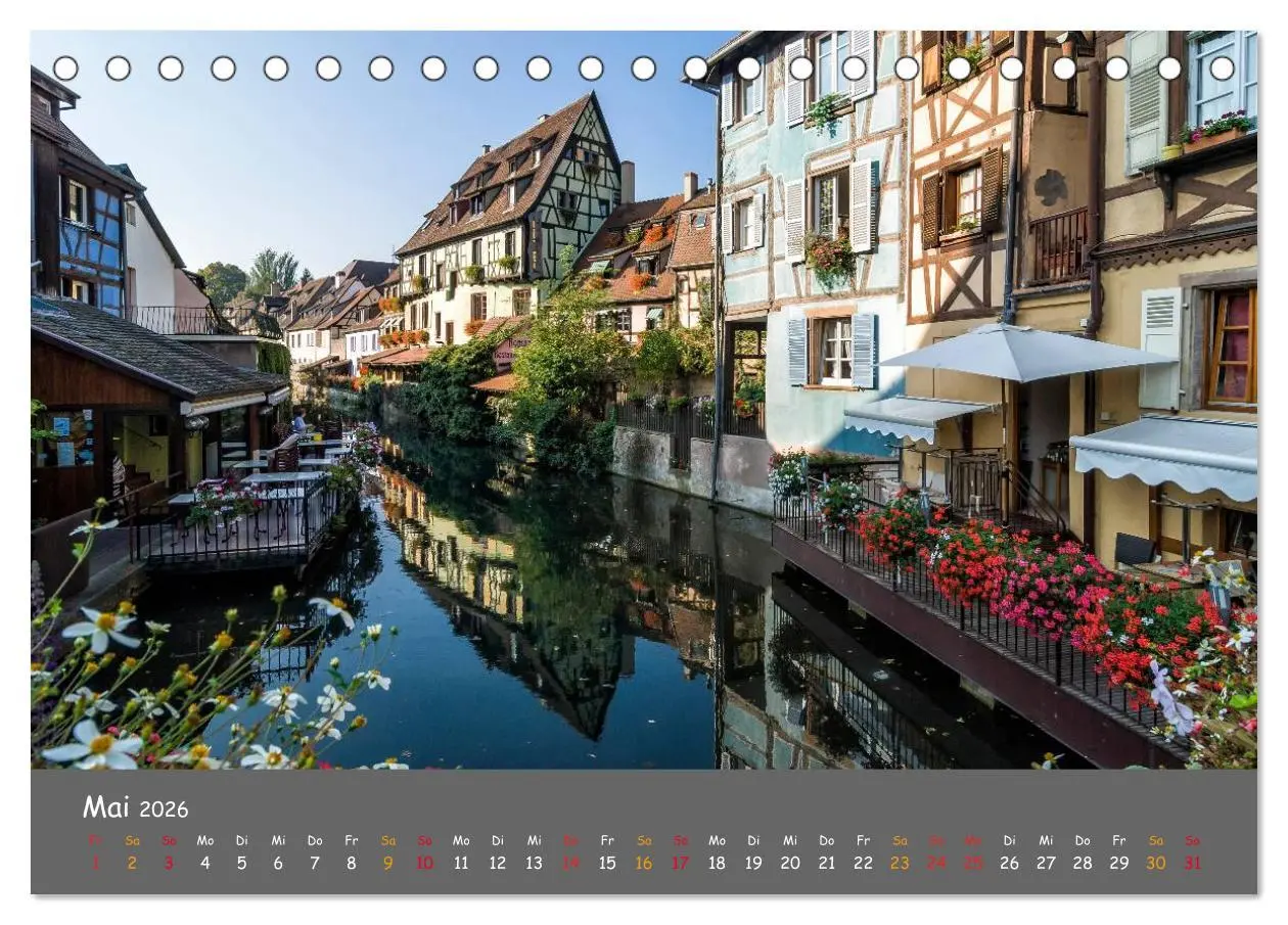 Bild: 9783516047462 | Eindrücke aus dem Elsass (Tischkalender 2026 DIN A5 quer), CALVENDO...